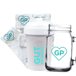 GUT PERFORMANCE SHAKER, TOWEL & MASON JAR BUNDLE