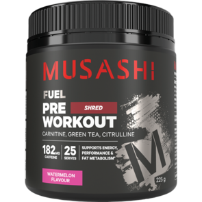 MUSASHI PRE WORKOUT SHRED