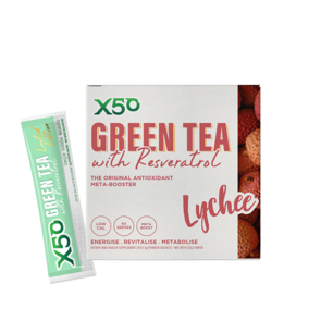 X50 GREEN TEA + RESVERATROL LYCHEE