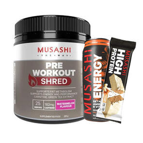 MUSASHI PRE WORKOUT SHRED