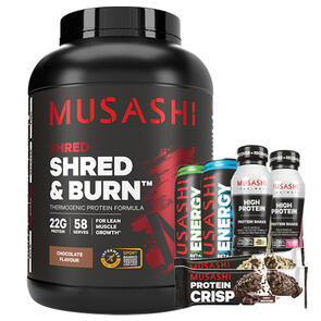MUSASHI SHRED AND BURN PROTEIN