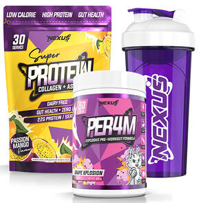 NEXUS SPORTS NUTRITION PROTEIN WATER & PER4M
