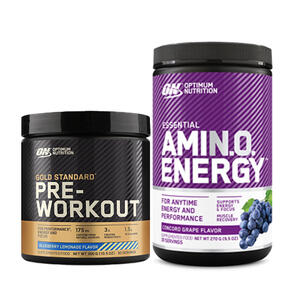 OPTIMUM NUTRITION ESSENTIAL AMINO ENERGY & GOLD STANDARD PRE WORKOUT