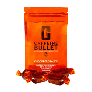 CAFFEINE BULLET CHOCOLIT ORANGE ENERGY CHEWS