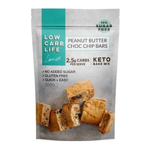 LOW CARB LIFE PEANUT BUTTER CHOC CHIP BARS MIX