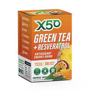 X50 GREEN TEA + RESVERATROL TROPICAL