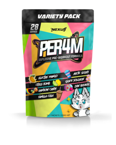 NEXUS SPORTS NUTRITION PER4M PRE WORKOUT VARIETY PACK