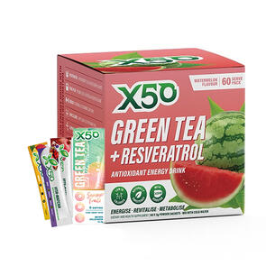 X50 GREEN TEA + RESVERATROL WATERMELON