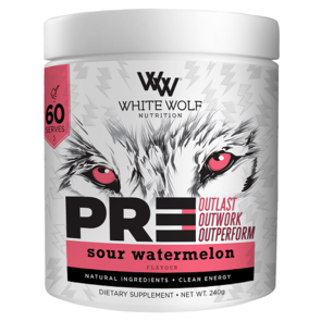 WHITE WOLF NUTRITION NATURAL PRE WORKOUT