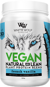 WHITE WOLF NUTRITION VEGAN NATURAL & LEAN PLANT PROTEIN