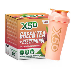 X50 GREEN TEA + RESVERATROL PEACH