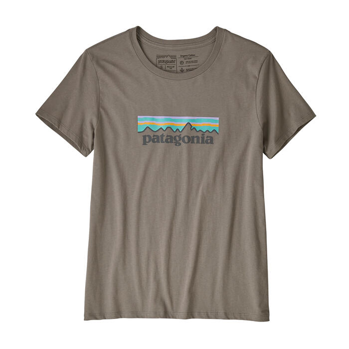 PATAGONIA W'S PASTEL P-6 LOGO ORGANIC CREW T-SHIRT