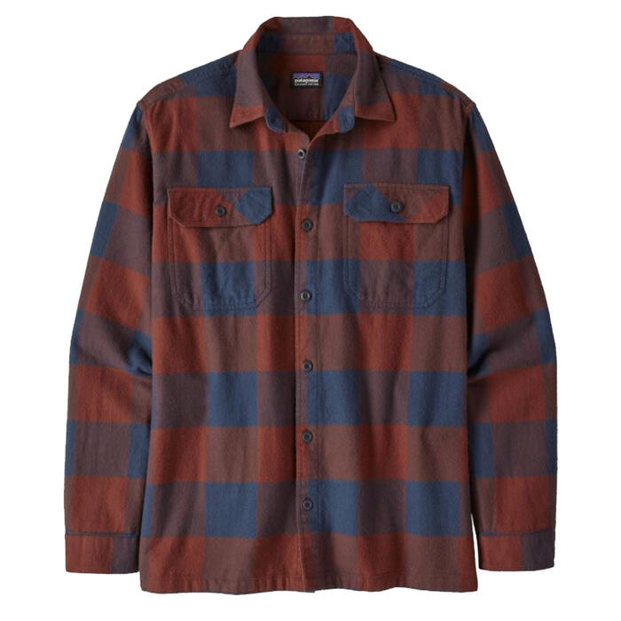 PATAGONIA M'S L/S ORGANIC MW FJORD FLANNEL SHIRT