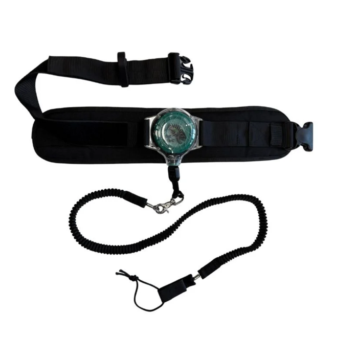 Blue Planet Retractable Reel Leash + Belt + Shock Cord Combo