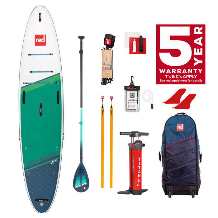 RED PADDLE CO 12'6" VOYAGER (2022) PACKAGE