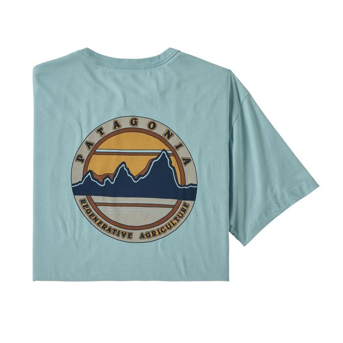 PATAGONIA M'S ROAD TO REGENERATIVE POCKET TEE