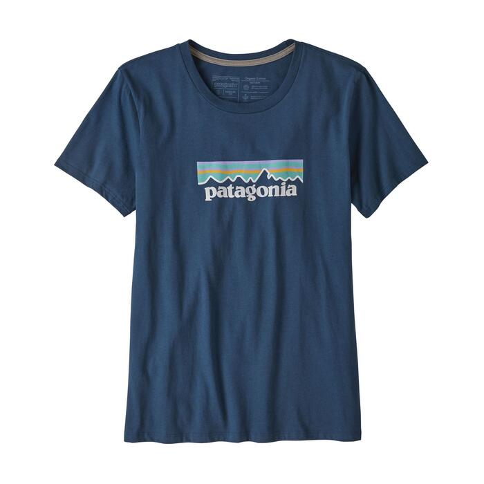PATAGONIA W'S PASTEL P-6 LOGO ORGANIC CREW T-SHIRT