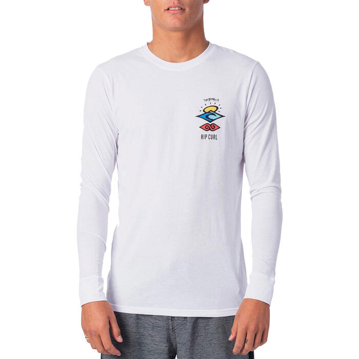 RIPCURL SEARCH LOGO LONG SLEEVE UV TEE