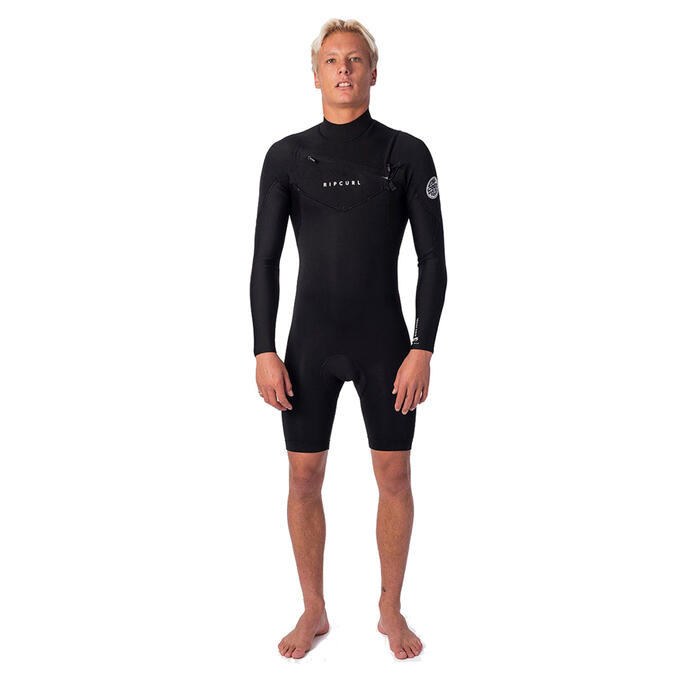 RIPCURL DAWN PATROL 2MM LONG SLEEVE CHEST ZIP SPRING SUIT