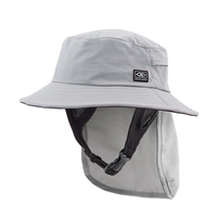 OCEAN & EARTH INDO STIFF PEAK SURF HAT - Grey