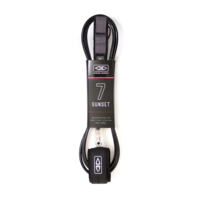OCEAN & EARTH Sunset 7'0" Moulded Leash - Black